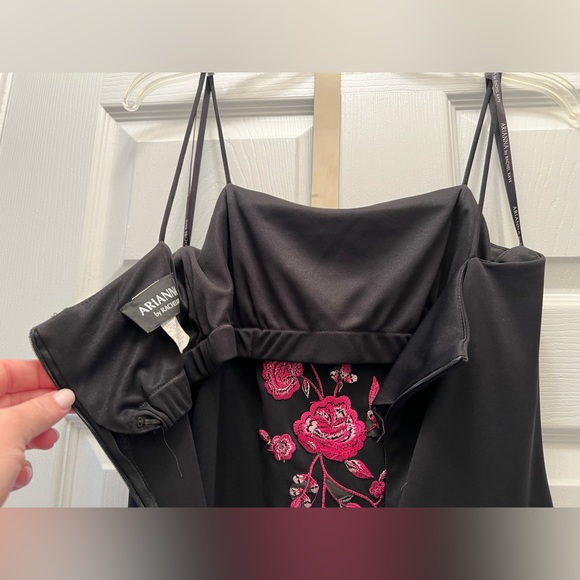 Arianna/Rachel Kaye gorgeous sleeveless gown w amazing embroidery. Size 6. - Picture 10 of 11